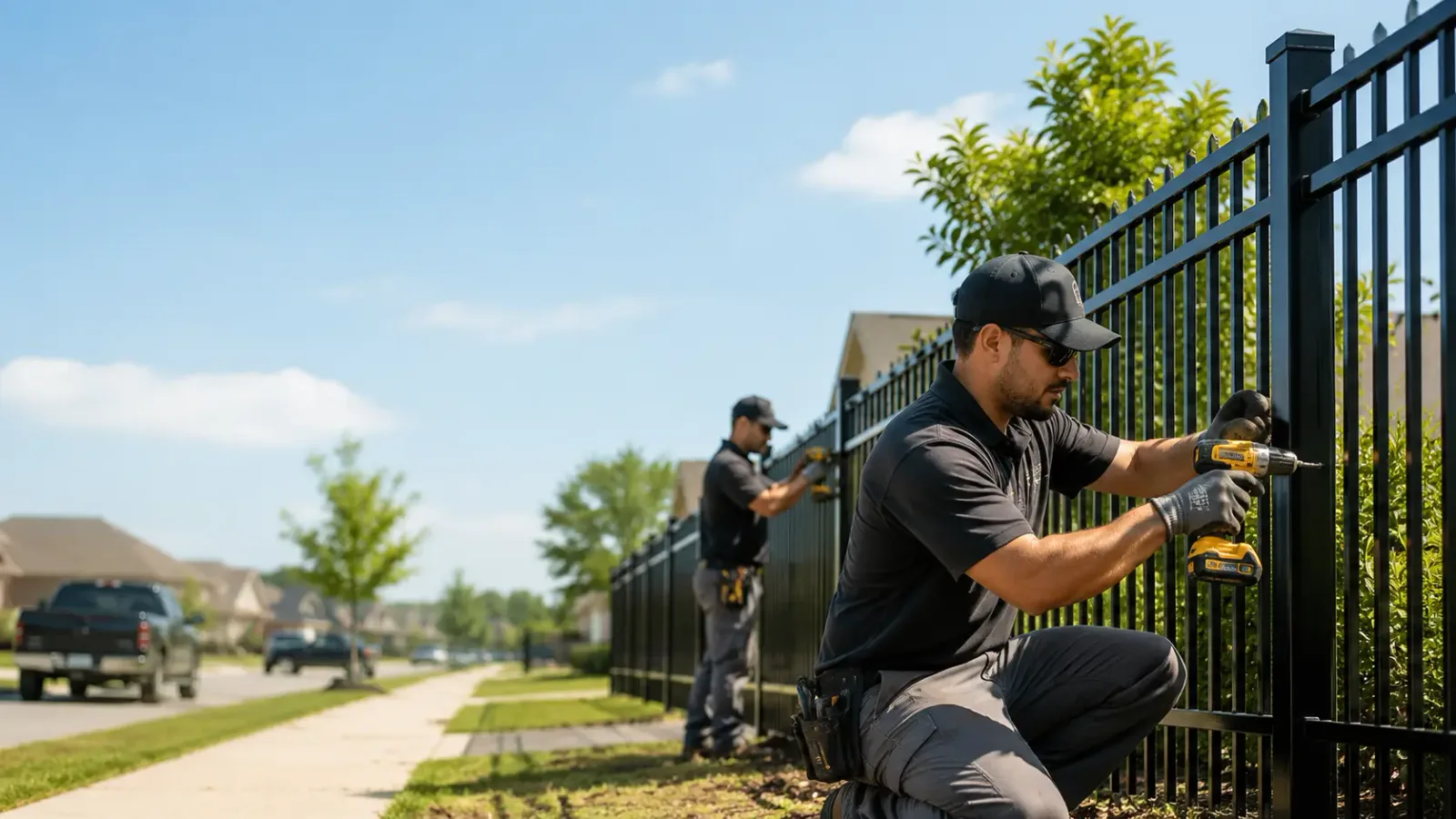 Metal Fence Installation in Asheville, NC